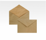 Конверт 114х162 С6 крафт декстрин треуг. клап 58211