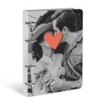 Тетрадь 120 л. А5+ на кольцах Lorex Vintage love интегральн.облож. LXNBCL-VL soft touch