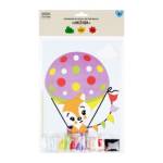 Аппликация из песка и цв.фольги ТРИ СОВЫ Лисенок с раскраской ФП_47860