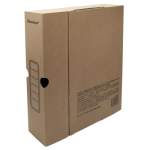 Короб архивный 75 мм Silwerhof КА-75 гофро с клапаном бурый 1373423