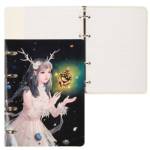 Тетрадь 100 л. А5 на кольцах К-Э Фантастическая девушка картон.обложка интегральн.ТКФ1005200