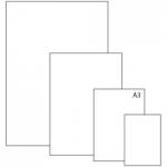 Бумага чертежная 200 гр. А3 297х420 мм Гознак БЧ-0590