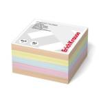 Блок для записей 9х9х5 ErichKrause 4 цвета пл.80 г на склейке 62117