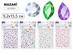 Стразы самоклеящиеся М-20454 6 дизайнов