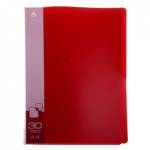 Папка с 30 карманами Бюрократ 816940 красный