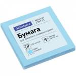 Стикеры 76х76 мм 100 л OfficeSpace 299719 голубой