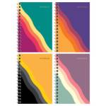 Записная книжка А6 120 л. (спираль) БиДжи Bright wave ЗК6гр120 12789