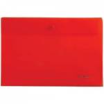 Папка - конверт А4 на кнопке Berlingo АКк_04103 красная