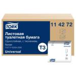 Туал. бумага TORK Universal 1сл. 250 лист./пачка белая Т3 114272