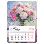 Календарь магнитный 95х135 Букет 2026 380898