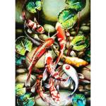 Деревянный пазл 105 дет. Елена Брижеватая Рыбы в пруду 28,7*20 см MPZCAR4-M