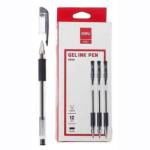 Ручка гелевая Deli Daily E6600SBLACK 0.5мм черная грип