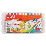 Пастель масляная 12 цв. Deli EC20104 Color Emotion шестигран. пл.кор.