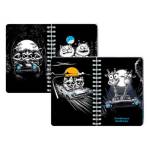 Записная книжка А6 80 л. (спираль) Ночные гонки С1226-67 перевертыш