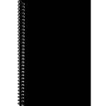 Блокнот-бизнес А5 80 л. (спираль) П-П Дизайн в черном цвете 7БЦ ЗК80-3014