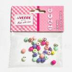 Бусины декоративные deVente 8001125 30 шт. Смайлики ассорти