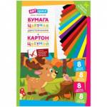 Набор ArtSpace Бумага А4 двуст.8 л. 8 цв. и картон 8л 8цв. Нкб8-8_28666 Олененок