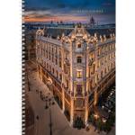 Записная книжка А4 100 л. (спираль) П-П Вечерние улицы-1 100-7210