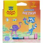 Мел цветной 7 цв. Мульти-Пульти Енот в Австралии ЦМ_11130