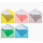 Папка - конверт А7 на кнопке deVENTE 3071825 ассорти (105*74)