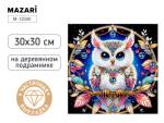 Мозаика алмазная 30х30 Сова М-12340