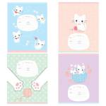 Тетрадь 12 л. (клетка) MESHU Little kitty MS_50150/1
