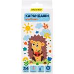 Карандаши цв. 24 цв. Silwerhof Веселые друзья треуг. дерево 1486328 РАСПРОДАЖА