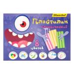 Пластилин  8 цв. Silwerhof Монстрики 1836233 120 гр.