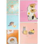 Тетрадь 48 л. (клетка) П-П Котик и глазунья 48-3239