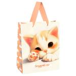 Пакет подарочный MESHU Lovely kitten MS_66175 26*32*12см 