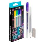 Набор гел ручек 6 цв. deVENTE 5051533 Korokoro с блестками