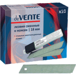 Лезвие для ножа 18 мм 10 шт. deVENTE 4092301