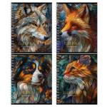 Тетрадь 48 л. (спираль) БиДжи Витраж мат.лам, тисн.фольг. Т5гр48_лм_тф 08517