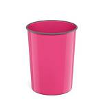 Корзина для бумаг 13,5 л. ErichKrause Classic Bubble Gum  литая розовая 58085