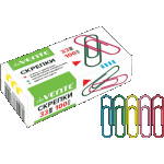 Скрепки 33 мм 100 шт deVENTE цветные 4135325