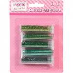 Блестки декоративные deVENTE 8003007 5 цв. Оттенки зеленого