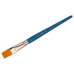 Кисть синтетика № 22 Гамма плоская короткая ручка 301022