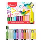 Набор текст-маркеров 12 цв. Maped 740901 (6 классических и 6 пастельных)