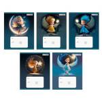 Тетрадь 12 л. (линия) К-Э Девочки-звездочки выб.лак, блестки ТЛБ128877