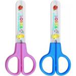 Ножницы 12 см Deli E6021 детские ассорти, защитный футляр