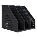 Лоток вертикальный 3 отд. Deli 78995DK-Grey темно-серый 