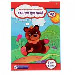 Картон цветной А3 8 л. 8 цв. ArtSpace мелов. Нк8-8А3_1096