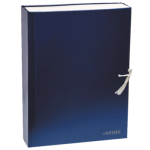 Короб архивный 50 мм deVENTE 3010571 4 зав. синий бумвинил