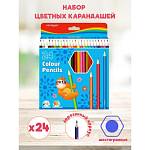 Карандаши цв. 24 цв. KEYROAD KR972398
