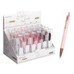 Ручка гелевая Beifa GPF0114 авт. черная со стразами