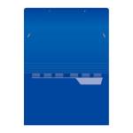 Папка с 6 отд. Бюрократ ВРR6 на резинке А4 пластик синий/876077