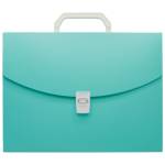 Портфель Бюрократ Pastel PASTPP01GRN 1 отдел. А4 пластик 0,7 мятный 1604891