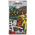 Скатерть п/э С ДР Граффити 130х180 см 1502-4500