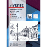 Бумага копировальная 50 л. А4 deVente 2041301 черная