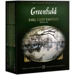 Чай Greenfield Earl Grey черный с бергамотом 100 пакет. 0584-09